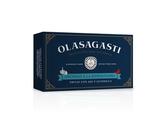 Anchovies a la Donostiarra (Whole Anchovies Sauteed with Garlic) - 120g